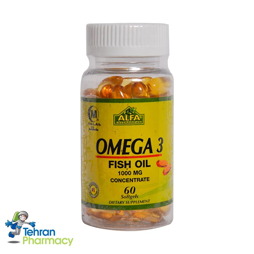 امگا 3 روغن ماهی آلفا ویتامینز - ALFA Vitamins OMEGA3